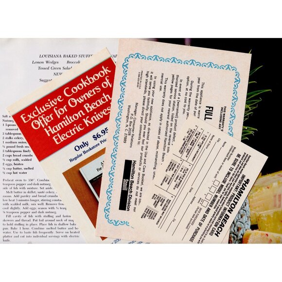 The Electric Knife Way to Better Carving 1967 1st Ed Softcover Color Photos - Picture 7 of 10